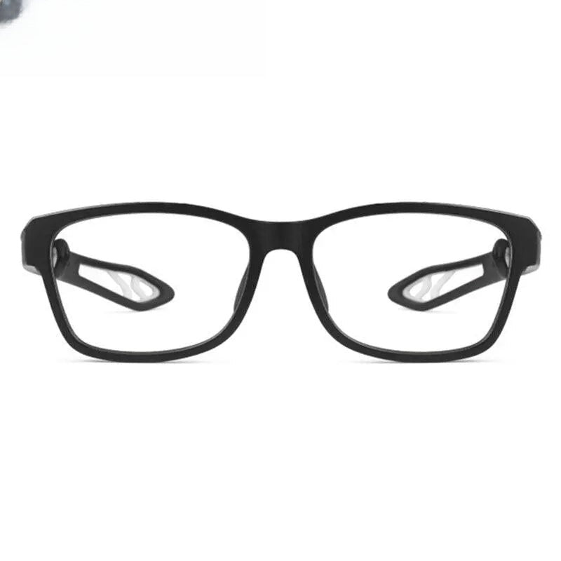 Unisex Square Full Rim Titanium Sports Glasses 1927 — view 9 | Rx Spectacle