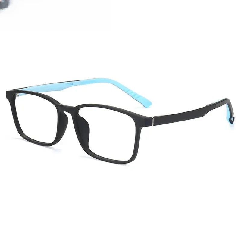 Unisex Square Full Rim Titanium Prescription Glasses 36610 — view 5 | Rx Spectacle