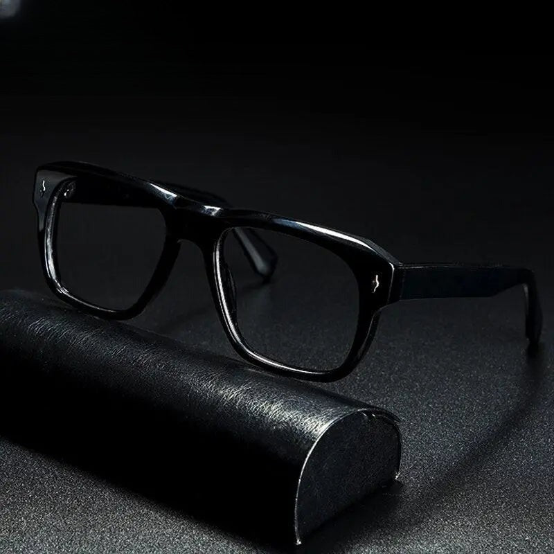 Unisex Square Full Rim Acetate Prescription Glasses Gxyj839 — view 3 | Rx Spectacle