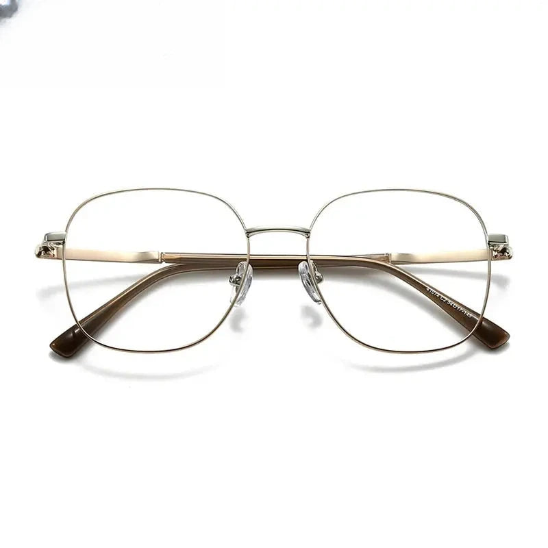 Unisex Square Full Rim Alloy Prescription Glasses 441074 — view 12 | Rx Spectacle