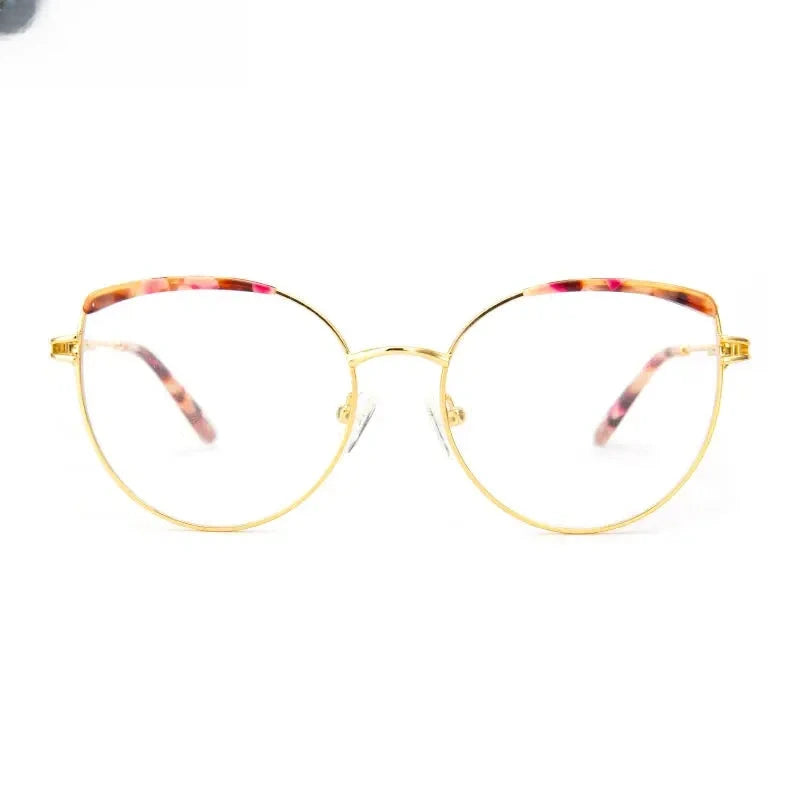 Women's Cat Eye Full Rim Acetate Reading Glasses 7352 — view 8 | Rx Spectacle