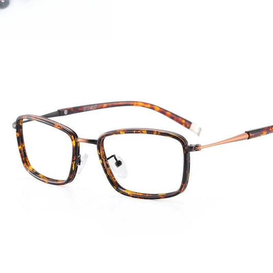 Unisex Square Full Rim Alloy Prescription Glasses 0037 — view 1 | Rx Spectacle