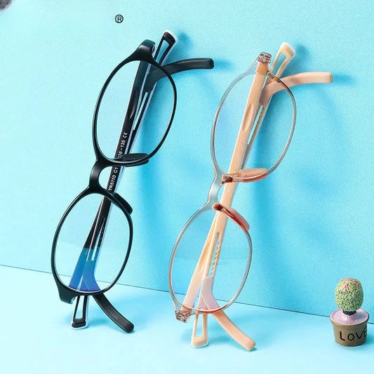 Unisex Oval Full Rim Titanium Prescription Glasses 5110 — view 1 | Rx Spectacle