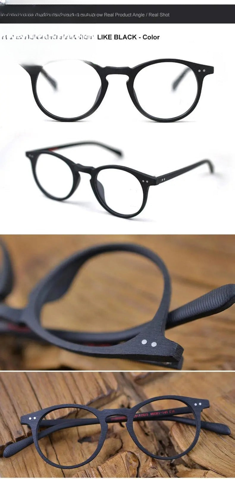 Men's Round Full Rim Acetate Prescription Glasses 2172015 — view 15 | Rx Spectacle