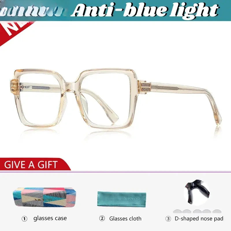 Women's Square Full Rim TR90 Reading Glasses 392280 — view 7 | Rx Spectacle