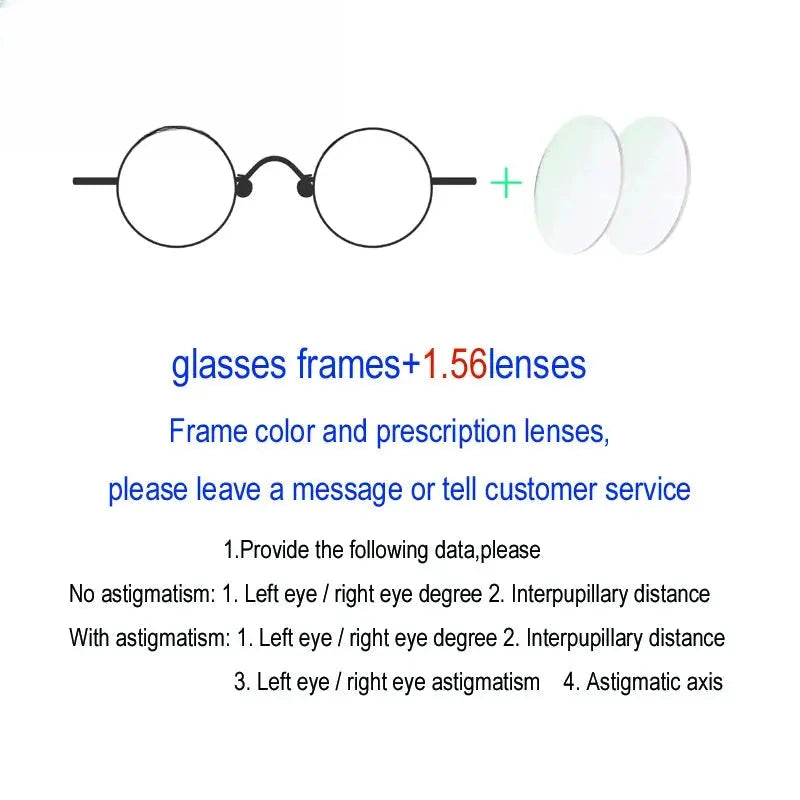 Women's Round Full Rim Alloy Prescription Glasses 811008 — view 7 | Rx Spectacle