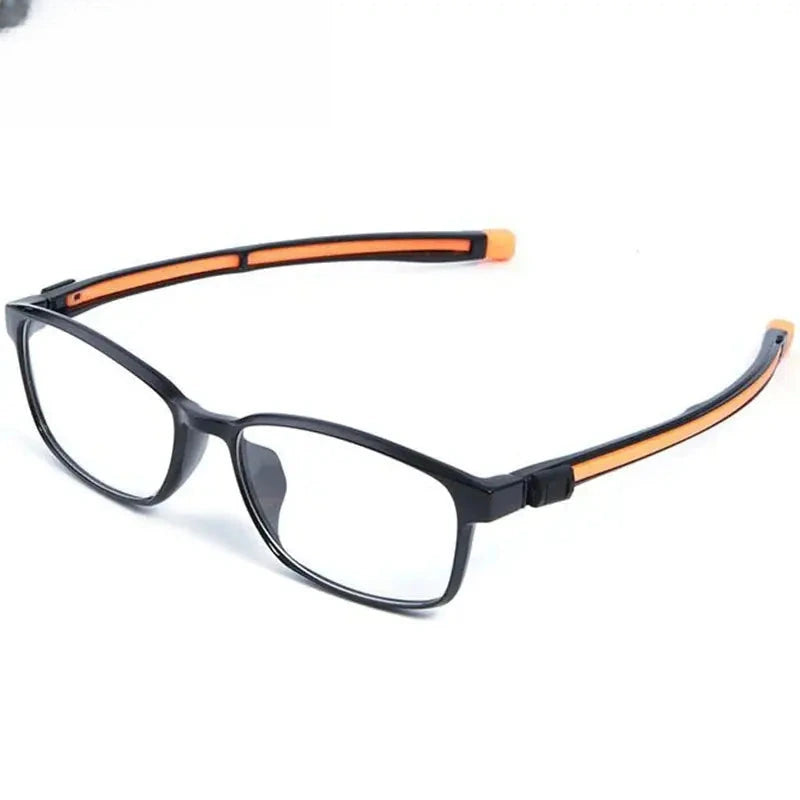 Women's Square Full Rim Titanium Prescription Glasses 22204 — view 3 | Rx Spectacle