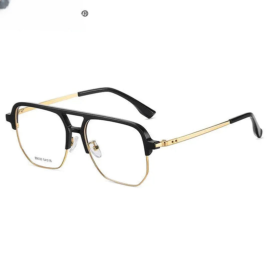 Men's Square Full Rim TR90 Double Bridge Reading Glasses 639030 — view 1 | Rx Spectacle
