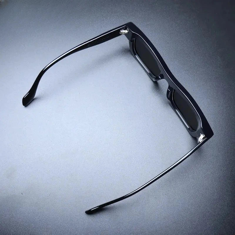 Unisex Square Full Rim Acetate Prescription Glasses M004 — view 3 | Rx Spectacle