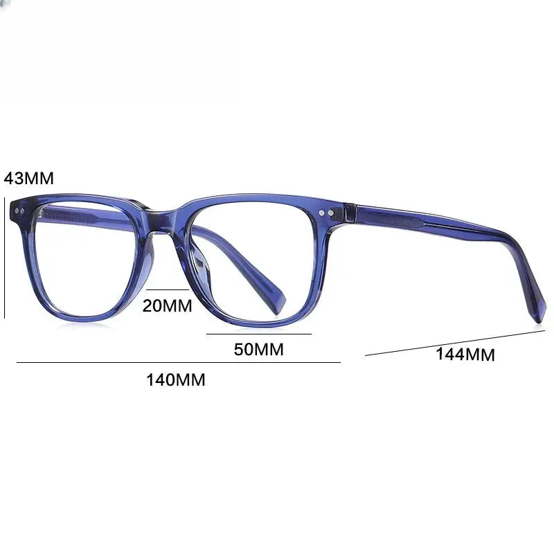 Unisex Square Full Rim TR90 Reading Glasses Gxy2119 — view 2 | Rx Spectacle