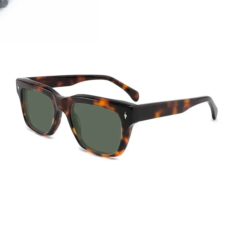Unisex Square Full Rim Acetate Prescription Glasses Mo15 — view 21 | Rx Spectacle