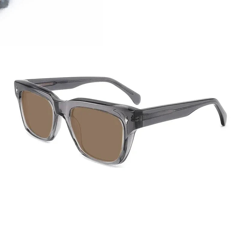 Unisex Square Full Rim Acetate Prescription Glasses Mo15 — view 15 | Rx Spectacle