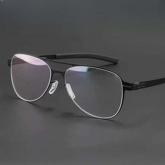 Women's Oval Full Rim Stainless Steel Prescription Glasses 155544 — view 1 | Rx Spectacle