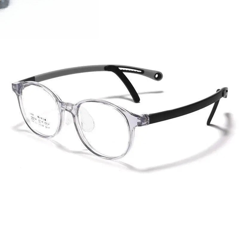 Unisex Round Full Rim Titanium Prescription Glasses 5028 — view 5 | Rx Spectacle