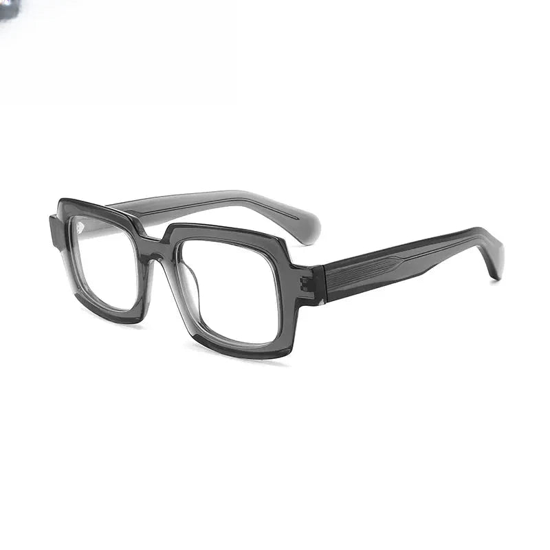 Unisex Square Full Rim Acetate Oversized Prescription Glasses G882219 — view 3 | Rx Spectacle