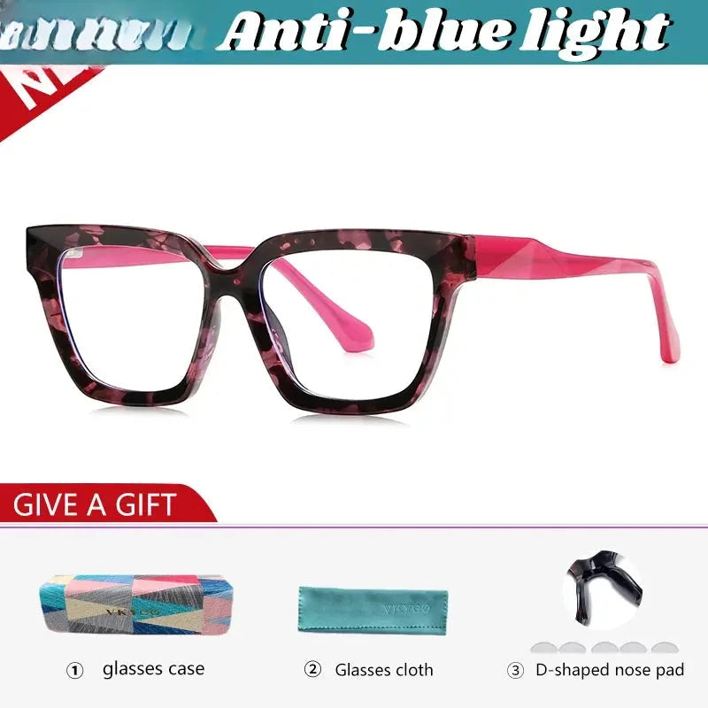 Women's Cat Eye Full Rim TR90 Reading Glasses 606083 — view 7 | Rx Spectacle