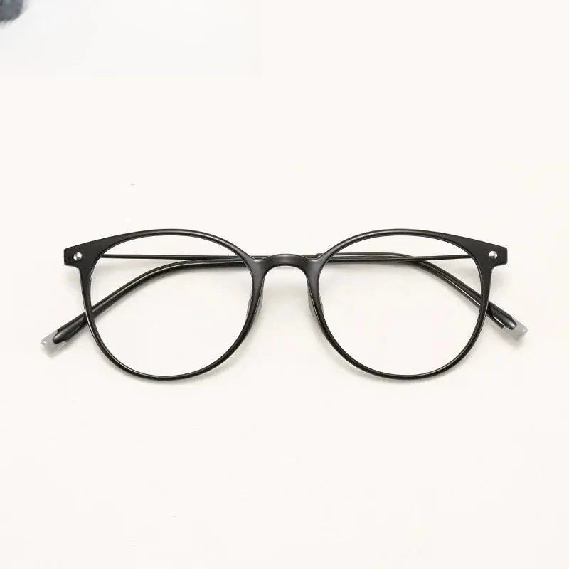Women's Round Full Rim Alloy Prescription Glasses 32149 — view 5 | Rx Spectacle