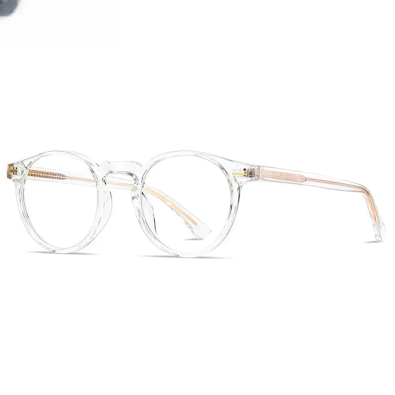 Women's Round Full Rim Titanium Reading Glasses 2083 — view 6 | Rx Spectacle