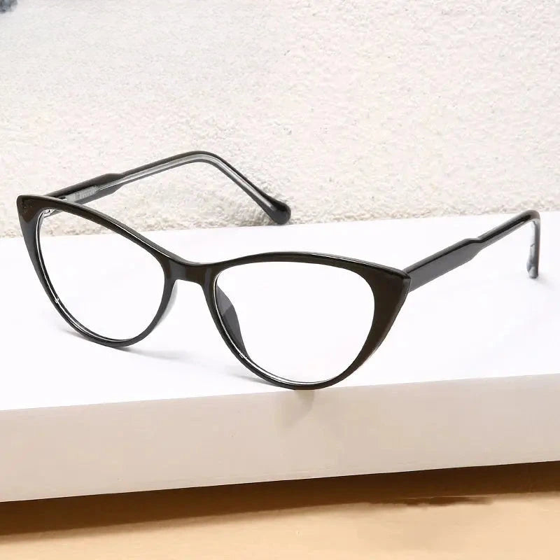 Women's Cat Eye Full Rim TR90 Prescription Glasses 95125 — view 1 | Rx Spectacle
