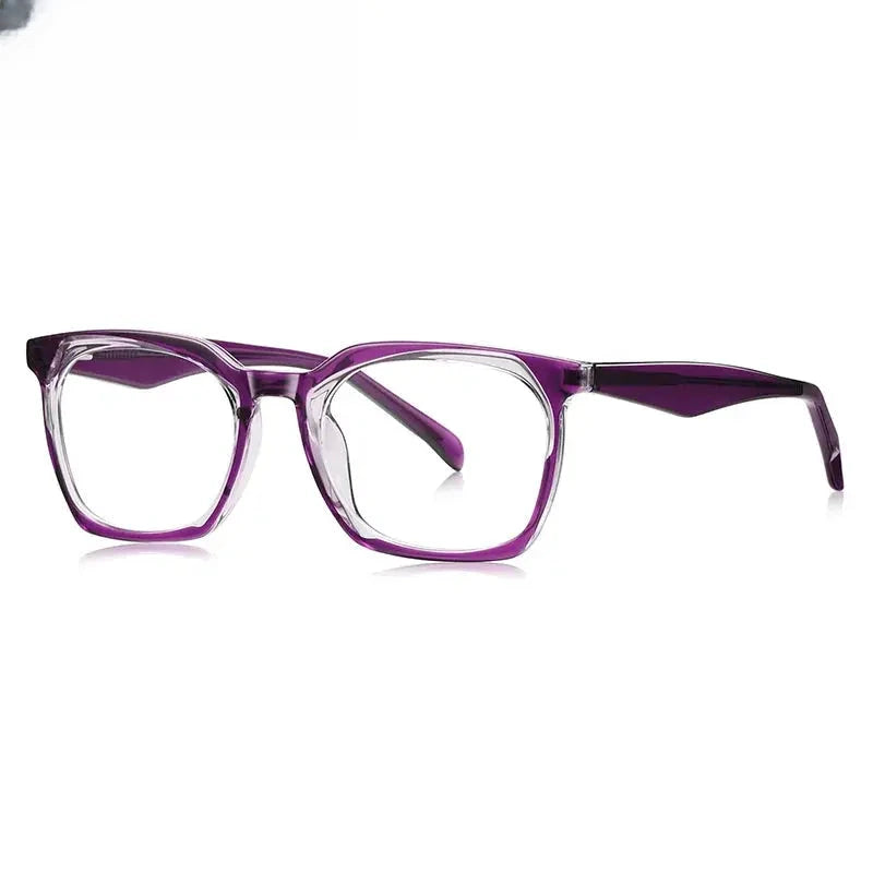 Unisex Square Full Rim Titanium Prescription Glasses 474001 — view 7 | Rx Spectacle
