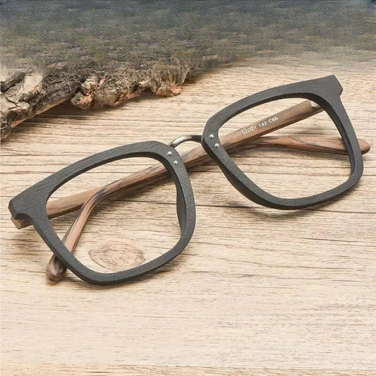 Men's Square Full Rim Alloy Prescription Glasses Ps7055 — view 1 | Rx Spectacle