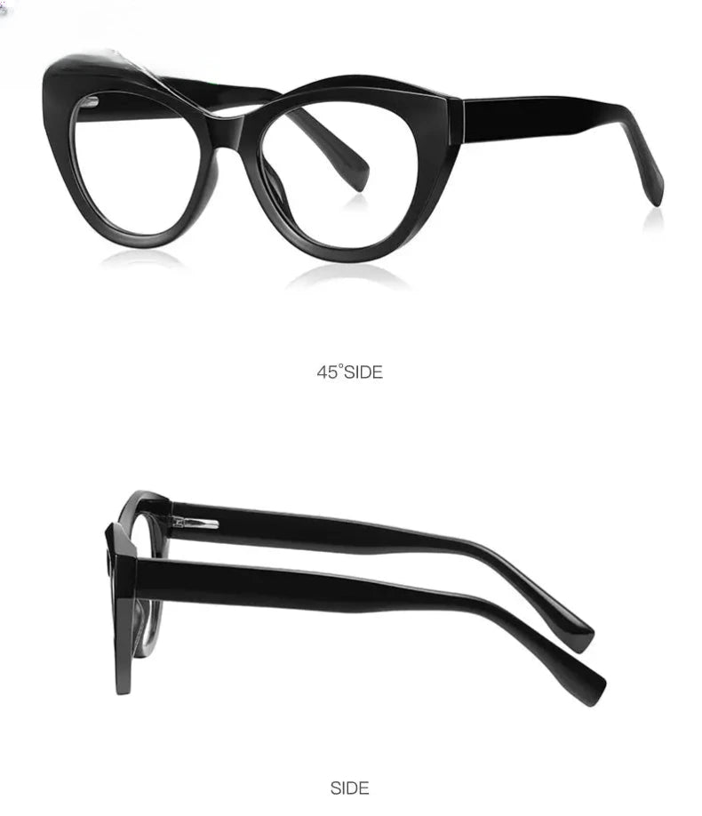 Women's Cat Eye Full Rim Reading Glasses Pfd2168 — view 21 | Rx Spectacle