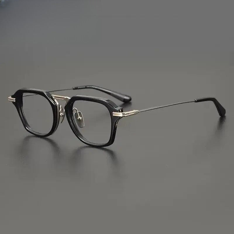 Unisex Round Full Rim Titanium Prescription Glasses Gxyj894 — view 7 | Rx Spectacle