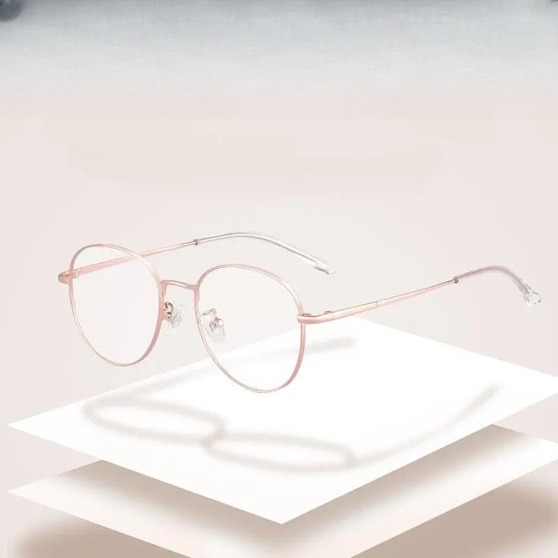 Unisex Round Full Rim Alloy Prescription Glasses 8901 — view 1 | Rx Spectacle