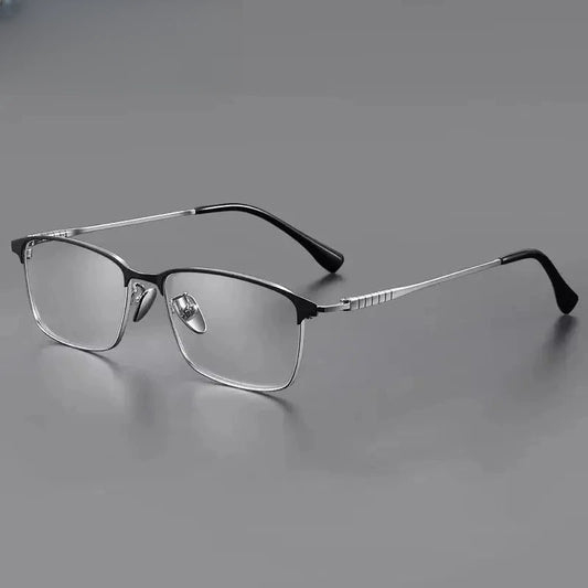 Men's Browline Full Rim Titanium Prescription Glasses 885941 — view 1 | Rx Spectacle
