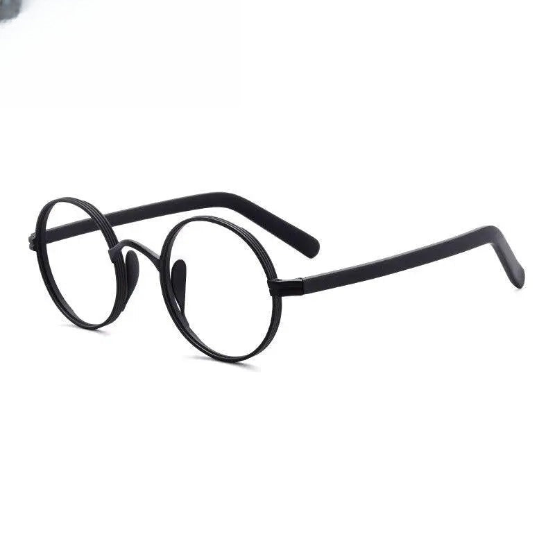 Unisex Round Full Rim Titanium Prescription Glasses Gxyj47 — view 10 | Rx Spectacle