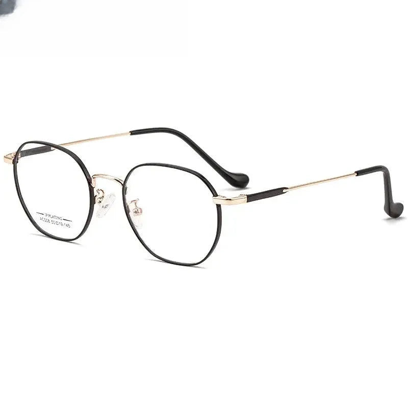 Women's Polygon Full Rim Stainless Steel Prescription Glasses 92008 — view 7 | Rx Spectacle