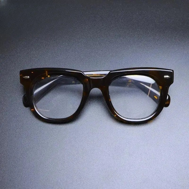 Unisex Square Full Rim Acetate Prescription Glasses Gxyj1134 — view 2 | Rx Spectacle