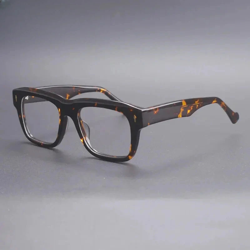Unisex Square Full Rim Acetate Oversized Prescription Glasses Gxyj1523 — view 1 | Rx Spectacle