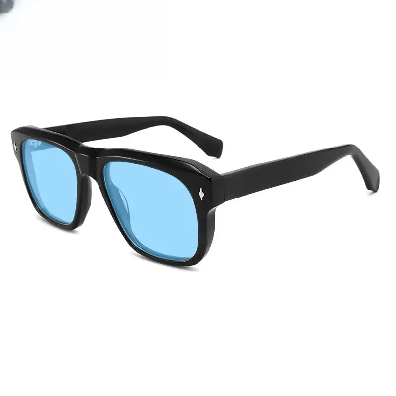 Unisex Square Full Rim Acetate Prescription Glasses Mo16 — view 27 | Rx Spectacle