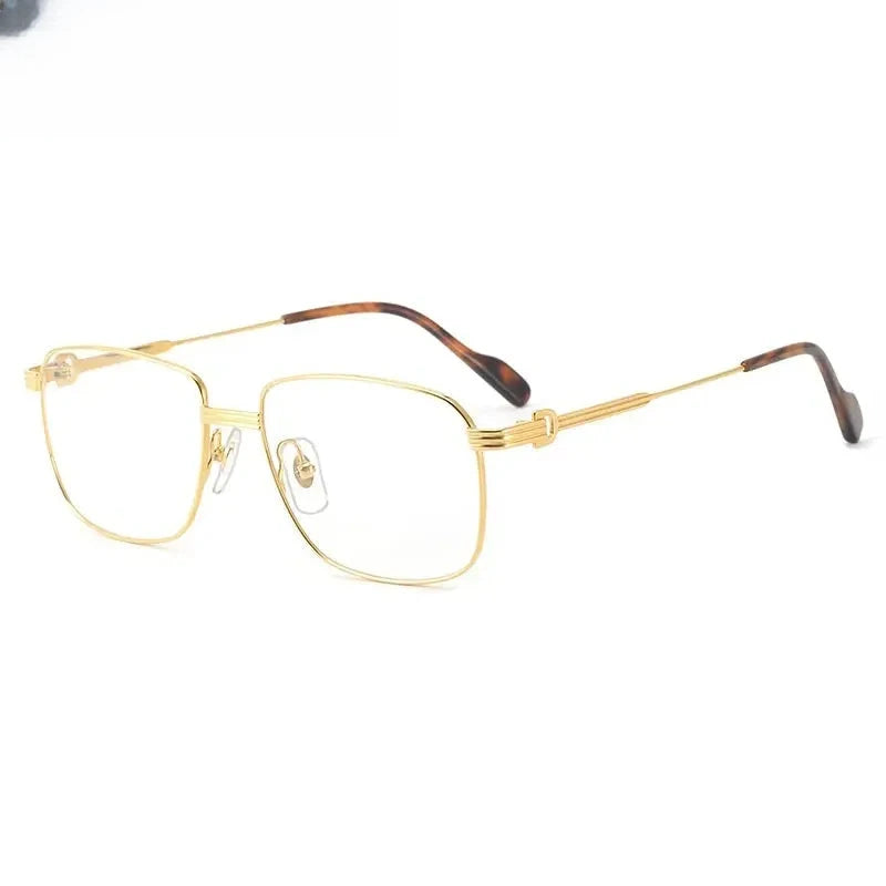 Women's Square Full Rim Titanium Prescription Glasses 880294 — view 5 | Rx Spectacle