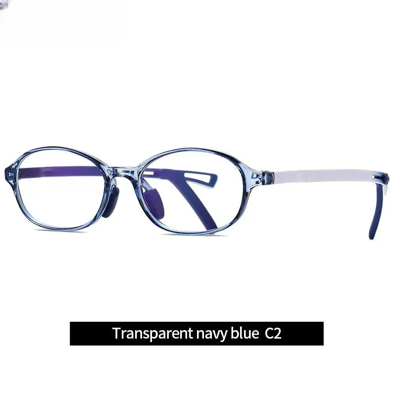 Unisex Oval Full Rim Titanium Prescription Glasses 5110 — view 7 | Rx Spectacle