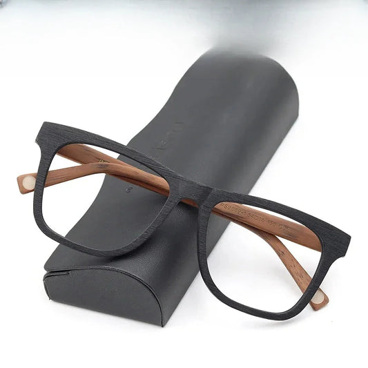 Men's Square Full Rim Acetate Prescription Glasses 908900 — view 1 | Rx Spectacle