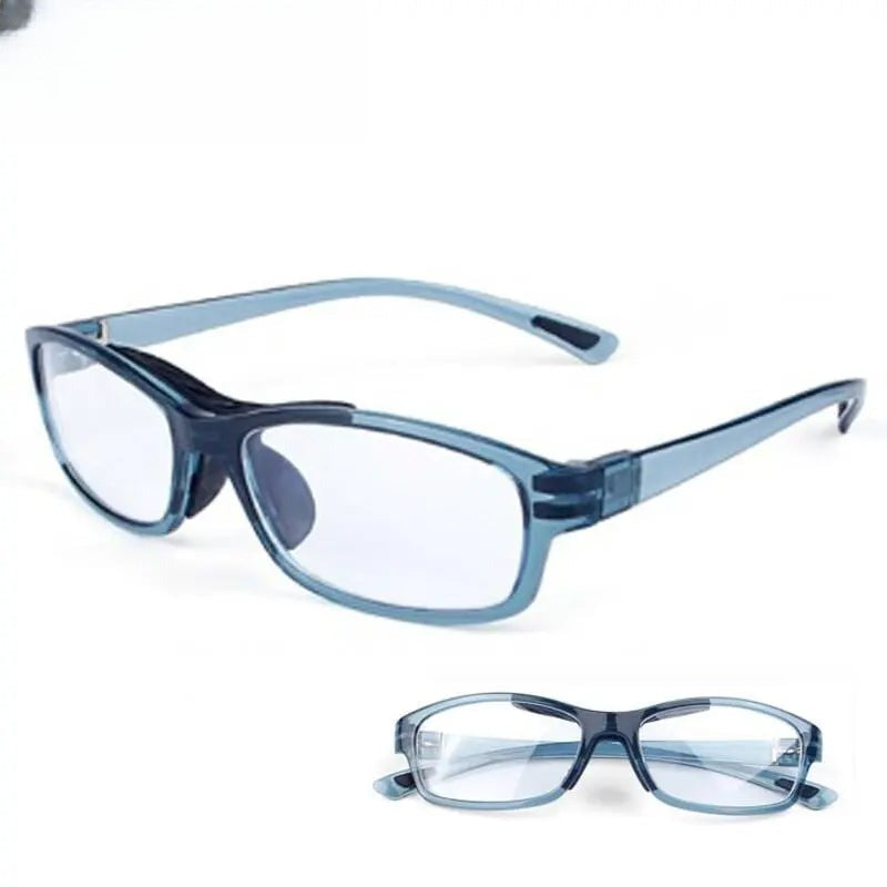 Unisex Square Full Rim TR90 Sports Glasses 010 — view 10 | Rx Spectacle