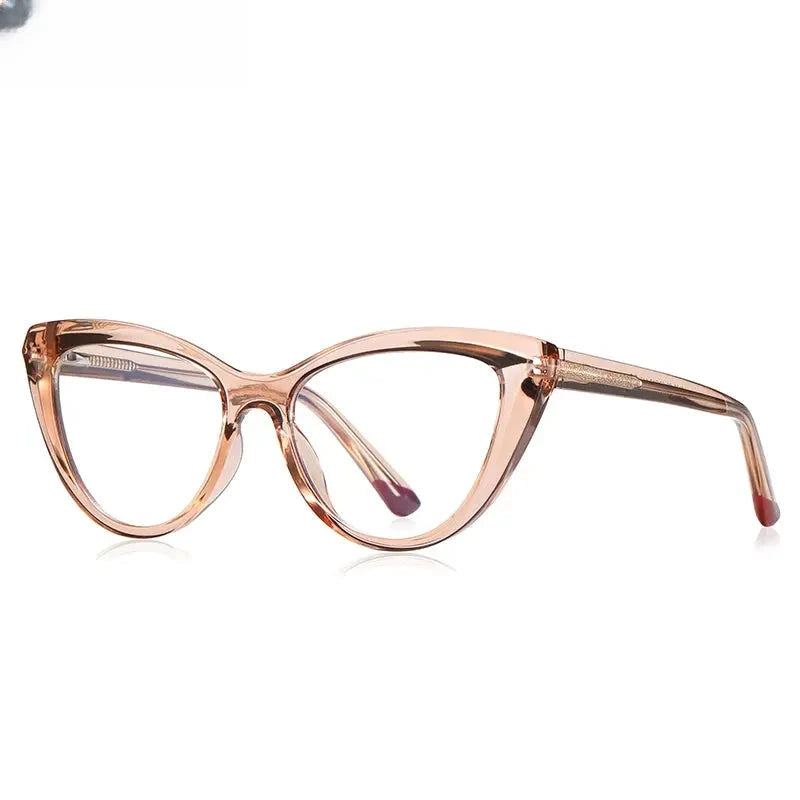 Women's Cat Eye Full Rim Reading Glasses Pfd2152 — view 9 | Rx Spectacle