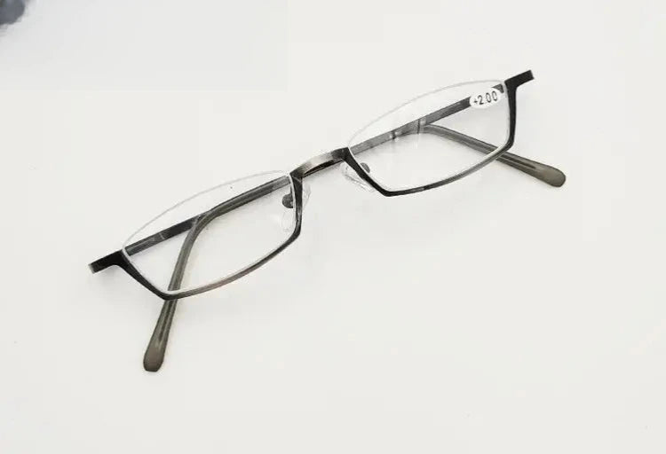 Women's Oval Semi-Rimless Reading Glasses 11520 — view 6 | Rx Spectacle