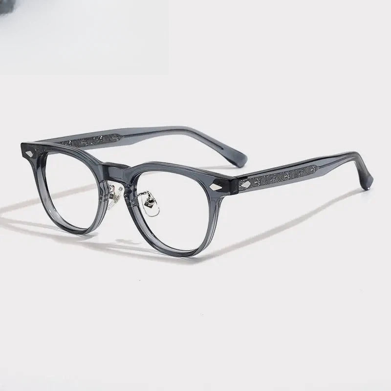 Unisex Square Full Rim Acetate Prescription Glasses G1522 — view 8 | Rx Spectacle
