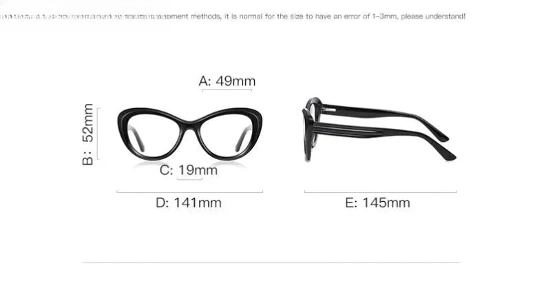 Women's Cat Eye Full Rim TR90 Reading Glasses 2173 — view 14 | Rx Spectacle