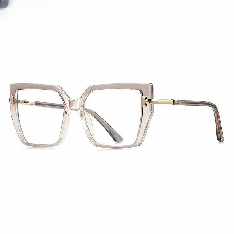 Women's Square Full Rim TR90 Prescription Glasses 882267 — view 3 | Rx Spectacle