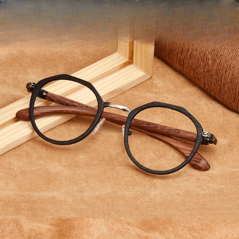 Polygon Full Rim Titanium Prescription Glasses 561200 — view 1 | Rx Spectacle