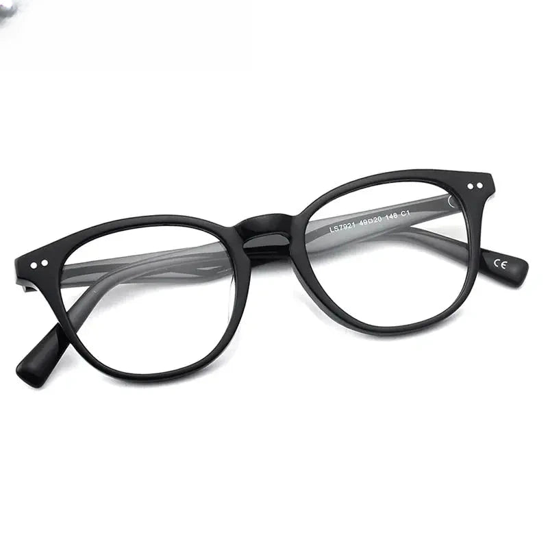 Women's Round Full Rim Acetate Prescription Glasses 27921 — view 7 | Rx Spectacle