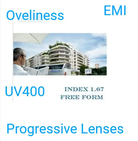 1.67 Index Free Form Progressive Polyurethane Clear Lenses — view 1 | Rx Spectacle