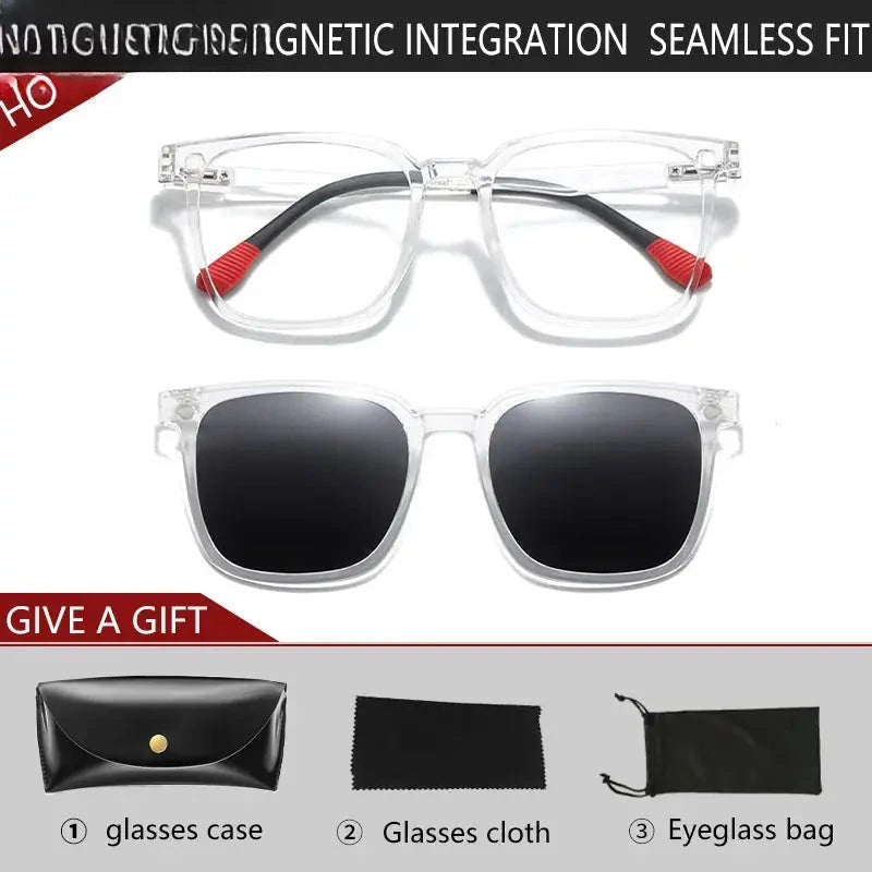 Unisex Square Full Rim Titanium Reading Glasses Tj2190 — view 11 | Rx Spectacle