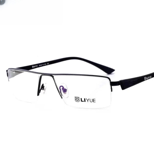 Unisex Square Semi-Rimless Prescription Glasses 328127 — view 1 | Rx Spectacle