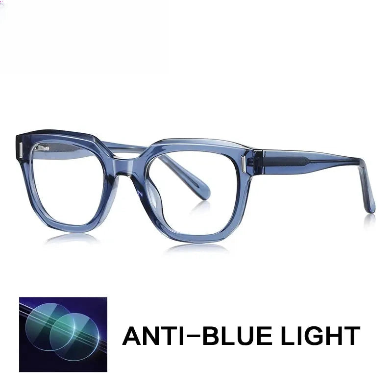 Unisex Polygon Full Rim Titanium Reading Glasses Gxyj9009 — view 6 | Rx Spectacle