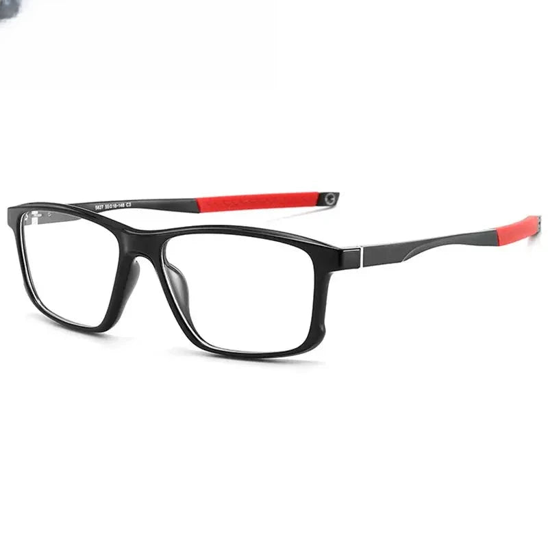 Unisex Square Full Rim Titanium Prescription Glasses 885827 — view 4 | Rx Spectacle